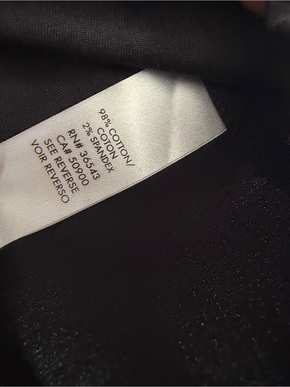 Calvin Klein Black Satin-Look Shirt - Picture 3 of 8